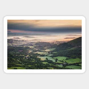 Glyn Tarell from Craig Cerrig-gleisiad, Brecon Beacons National Park, Wales Sticker